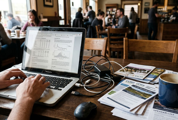 On-site Coffee shop working environment