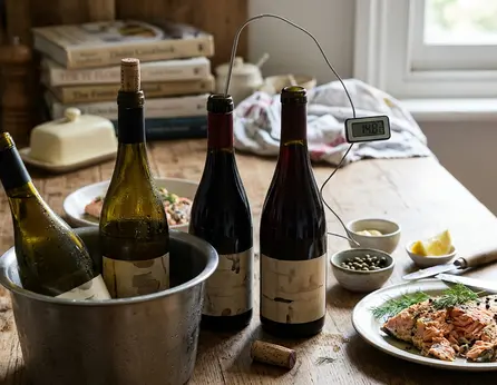 Image showing wine temp
